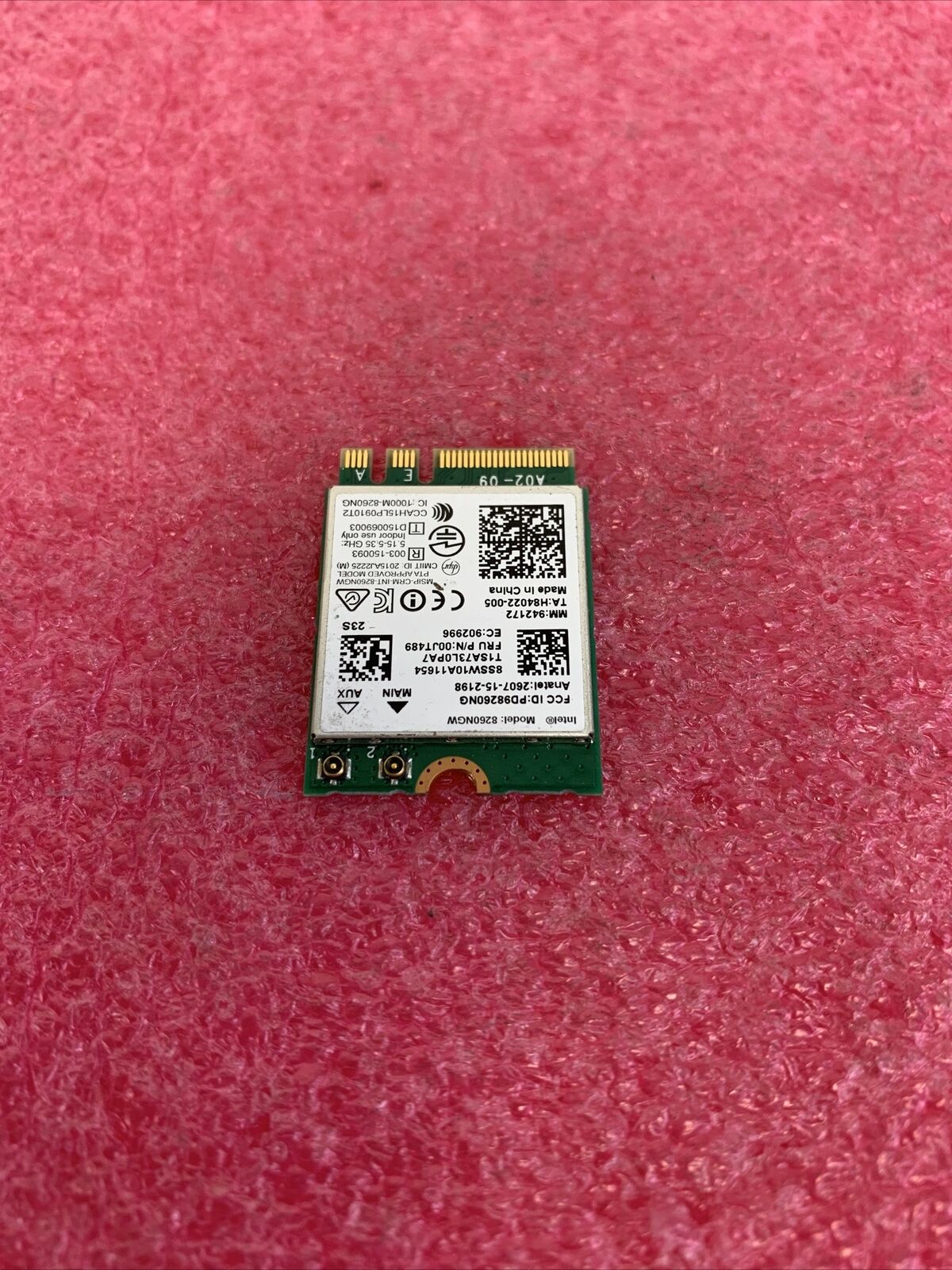 Intel 8260NGW Dual Band Wireless-AC Bluetooth WiFi M.2 Card