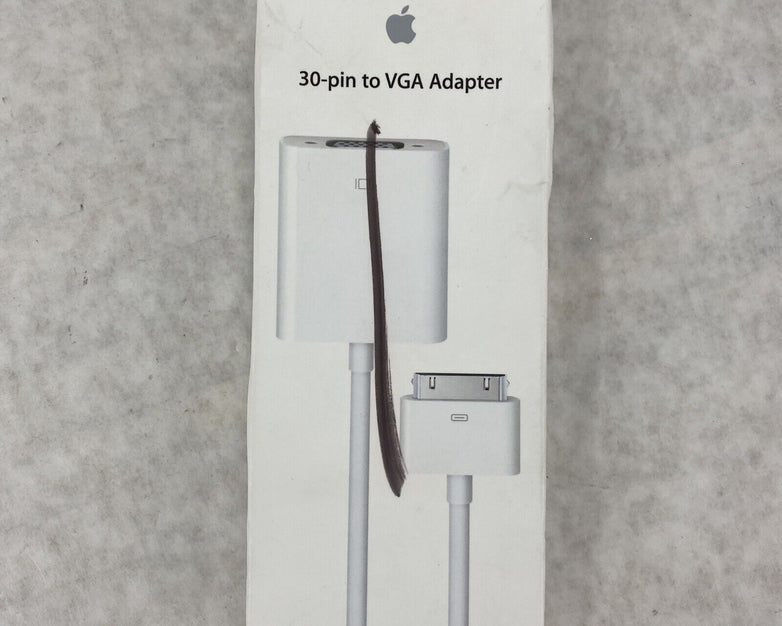Genuine Apple A1368 MC552ZM/B 30 Pin To VGA Adapter NOS