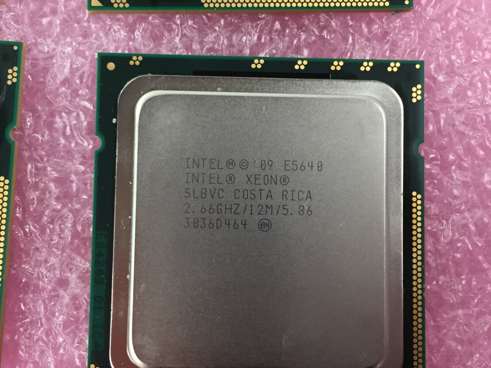 Lot of (10) Intel Xeon E5640 SLBVC 2.66GHz LGA1366 Quad Core Server Processor