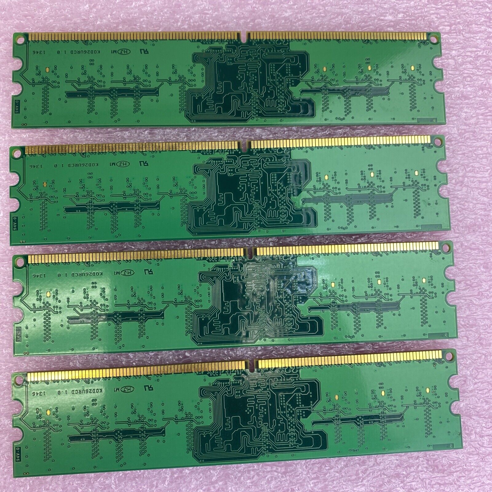 4x 1GB Crucial CT12864AA667.M8FM 240-PIN DIMM 128Mx64 DDR2 desktop memory RAM