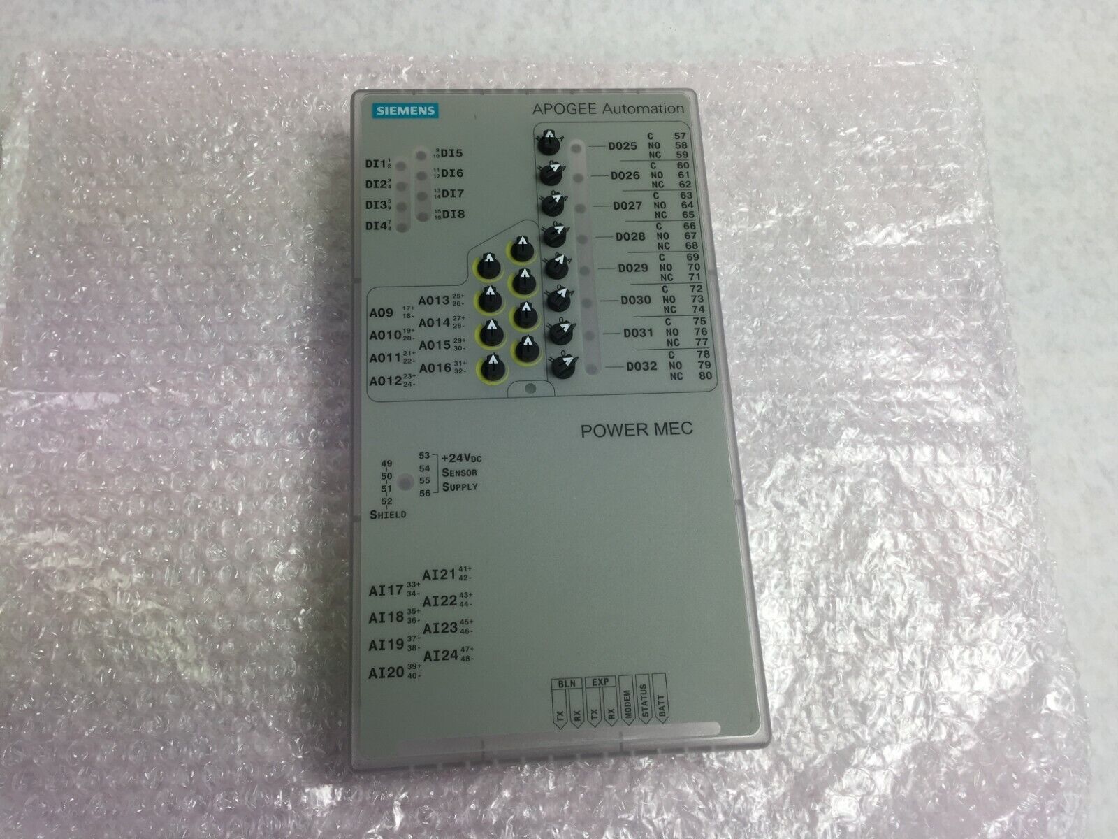 SIEMENS APOGEE Automation Power Mec   Front Cover ONLY