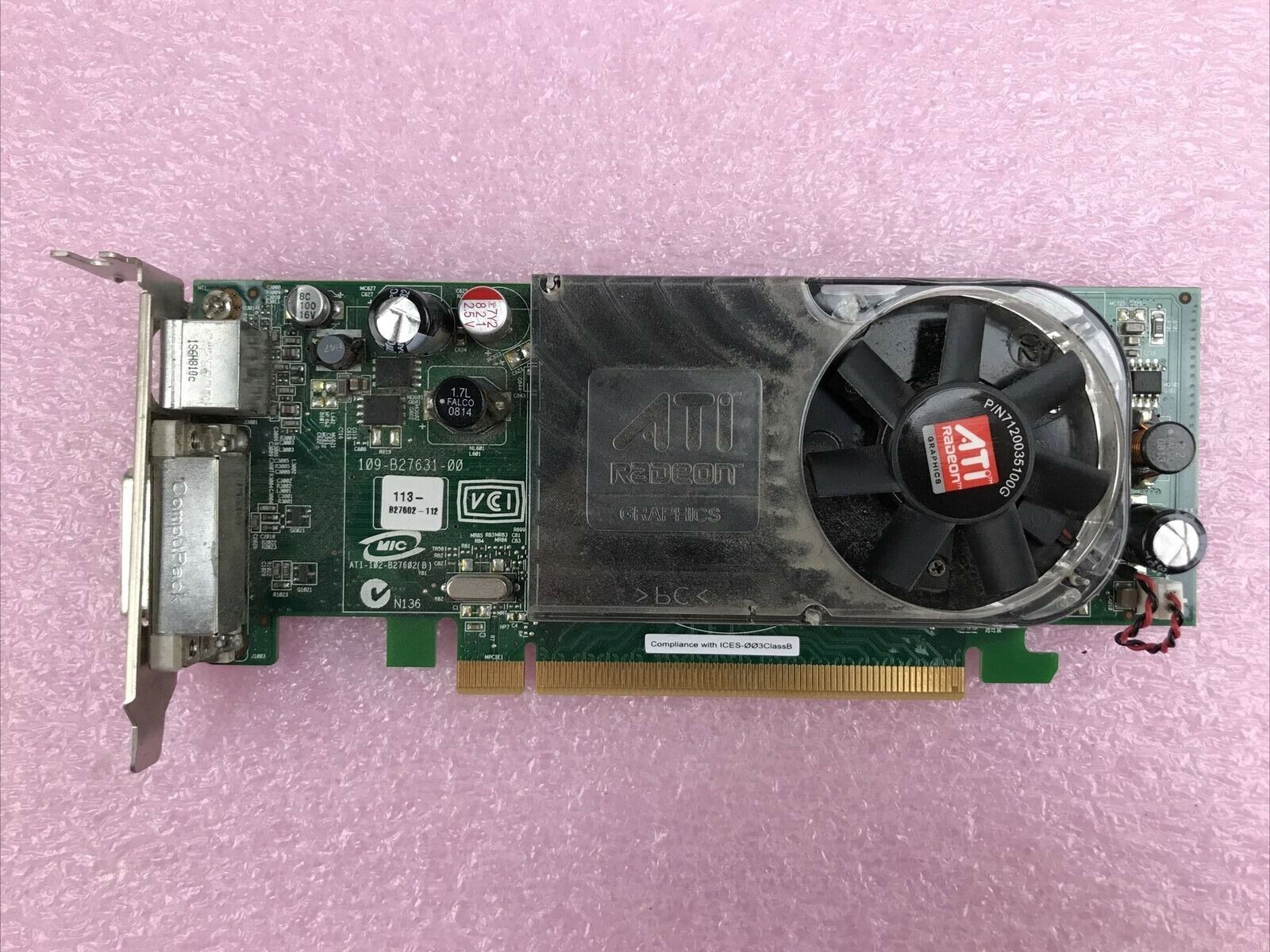 DELL 0XX355 ATI Radeon 109-B27631-00 256MB PCI-E Low Profile Video Card