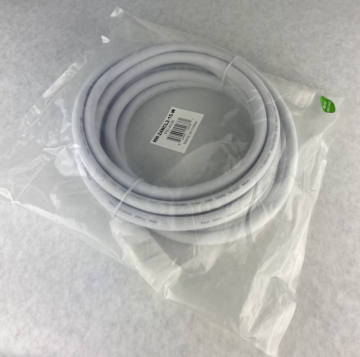 Monoprice HH-24NCL2-15-W  15Ft High Speed HDMI Cable White PID 4036