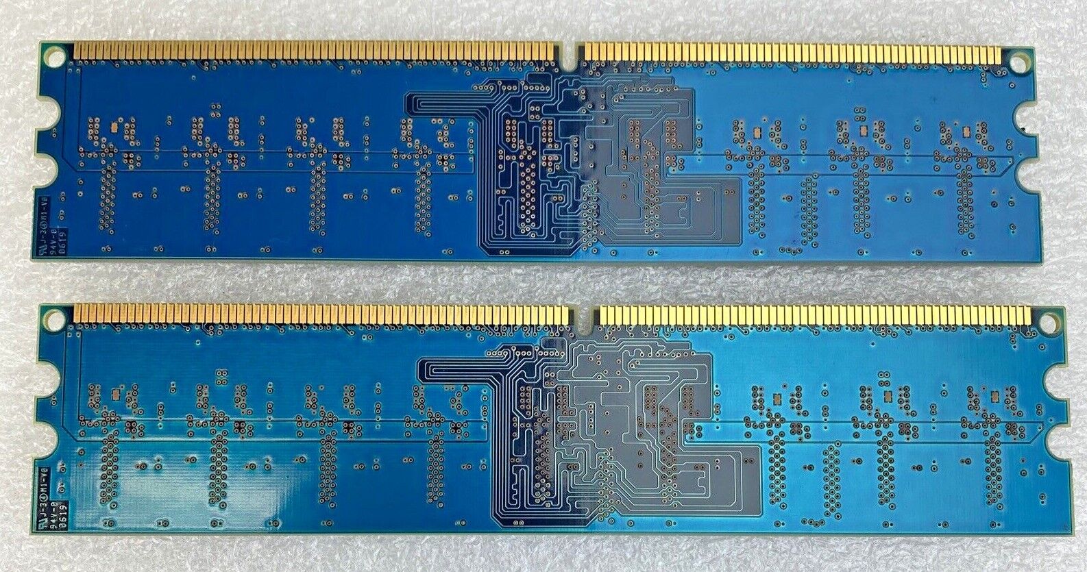 2x 512MB Nanya NT512T64U88A0BY-37B 4200U 1Rx8 DDR2 PC desktop memory RAM
