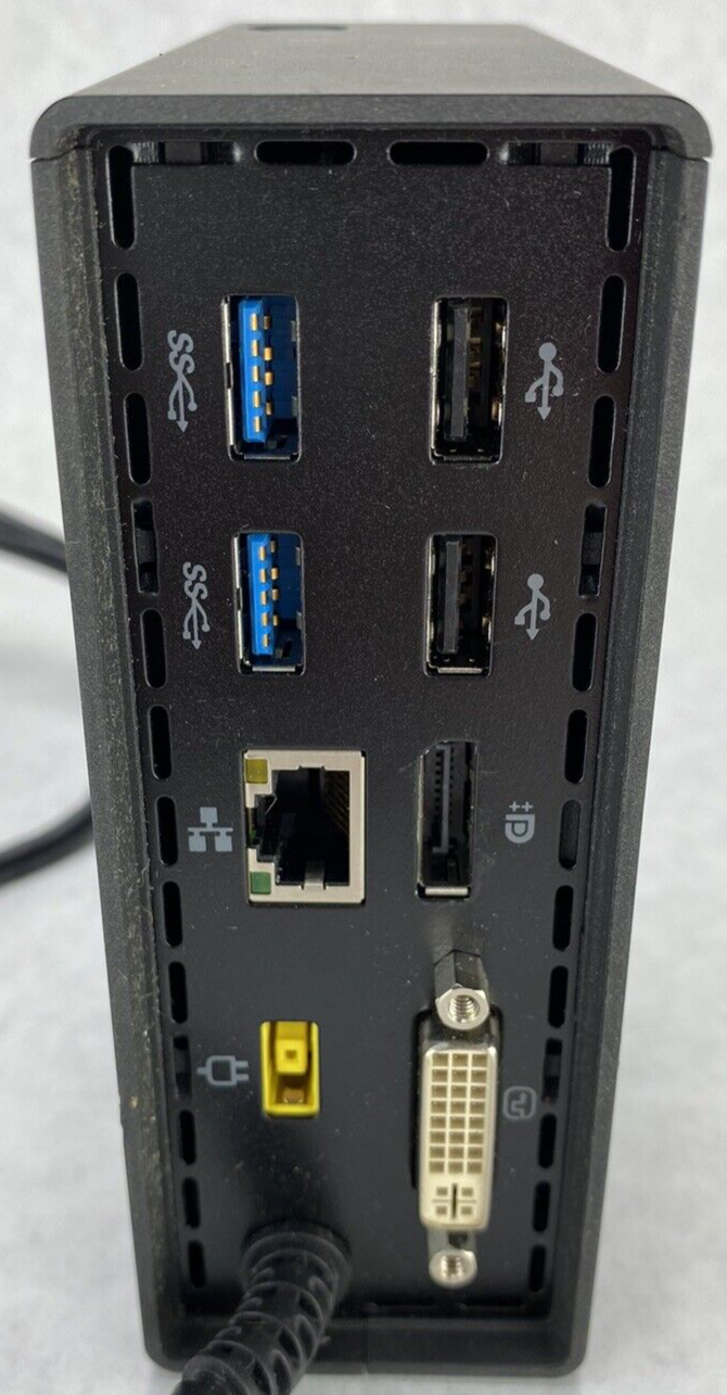 Lenovo 03X7011 ThinkPad OneLink DU9033S1 Dock DVI DisplayPort USB3.0 but NO PSU