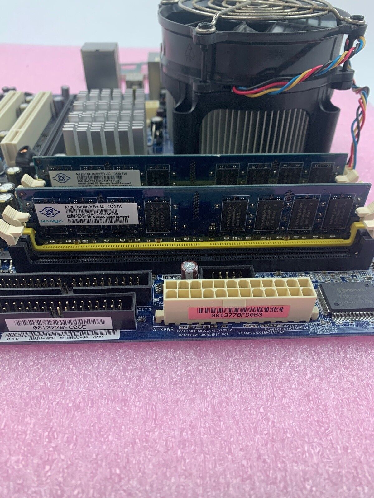 Samsung ZEUS-60 Motherboard Intel Core2Duo E6550 2.3GHz CPU 4GB RAM IOS HS
