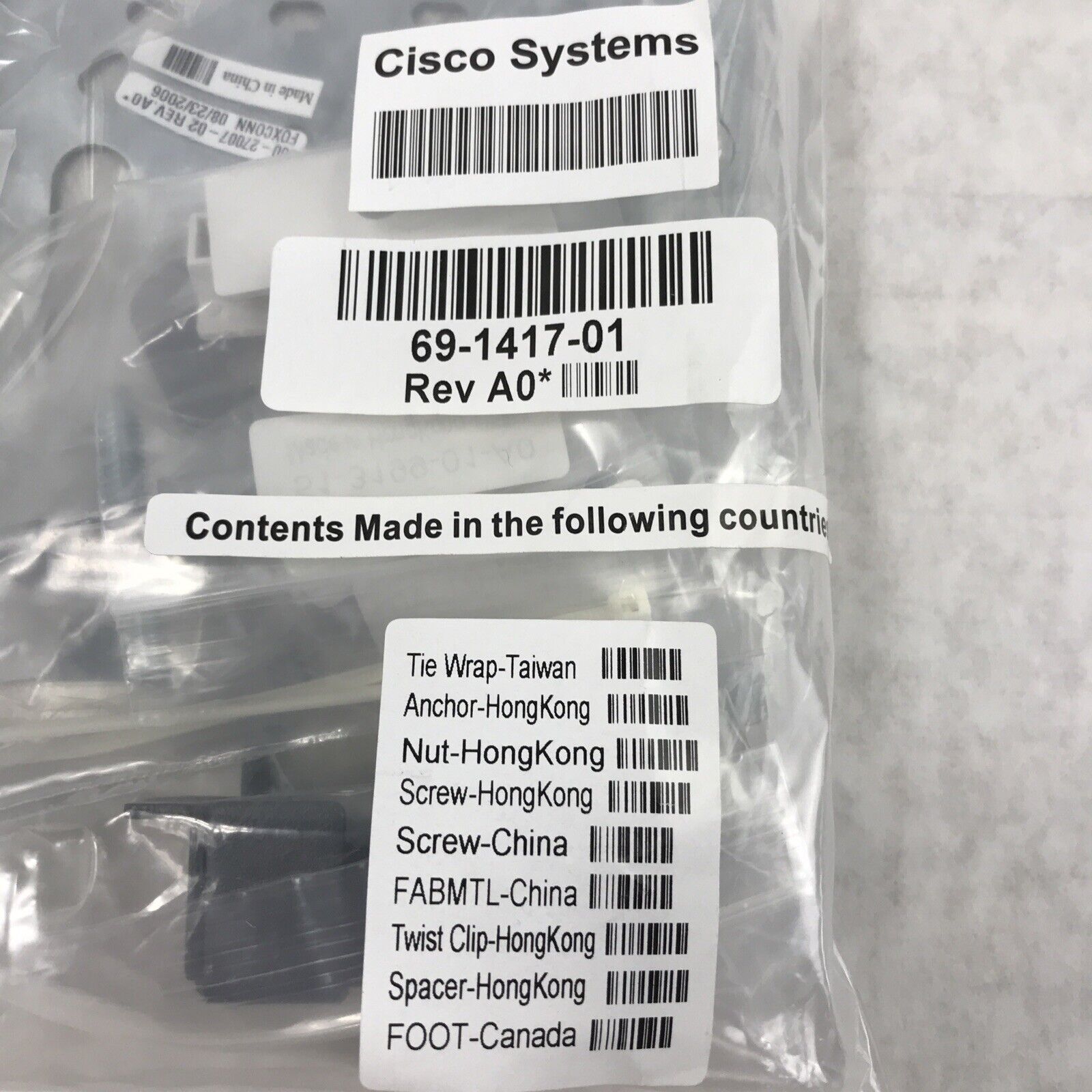 Cisco 69-1417-01 Aironet1240ag Mounting Hardware Complete