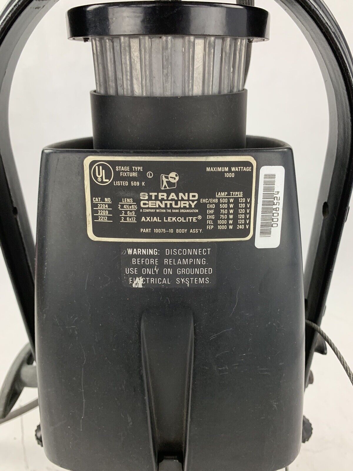 Strand Century Stage Lighting W/ clean clamp