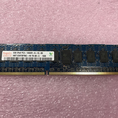 Hynix 4GB Kit 2x2GB 2Rx8 PC3-10600R-9-10-B0 Server Ram HMT125R7BFR8C