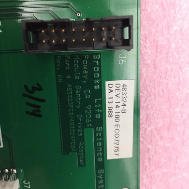 Brooks Systems 483323PCB REV. AA Replacement Board