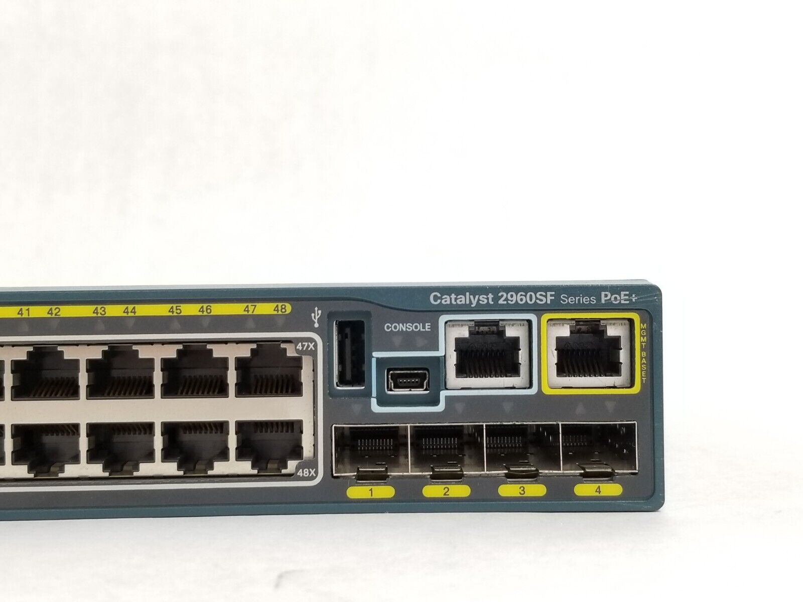 Cisco WS-C2960S-F48LPS-L Switch 48 Port Fast Ethernet PoE+ 4x Gigabit SFP