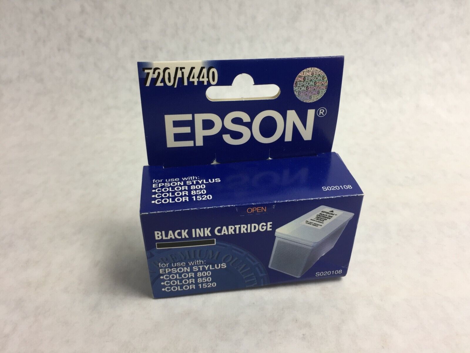 Genuine Epson Black Ink Cartridge S020108