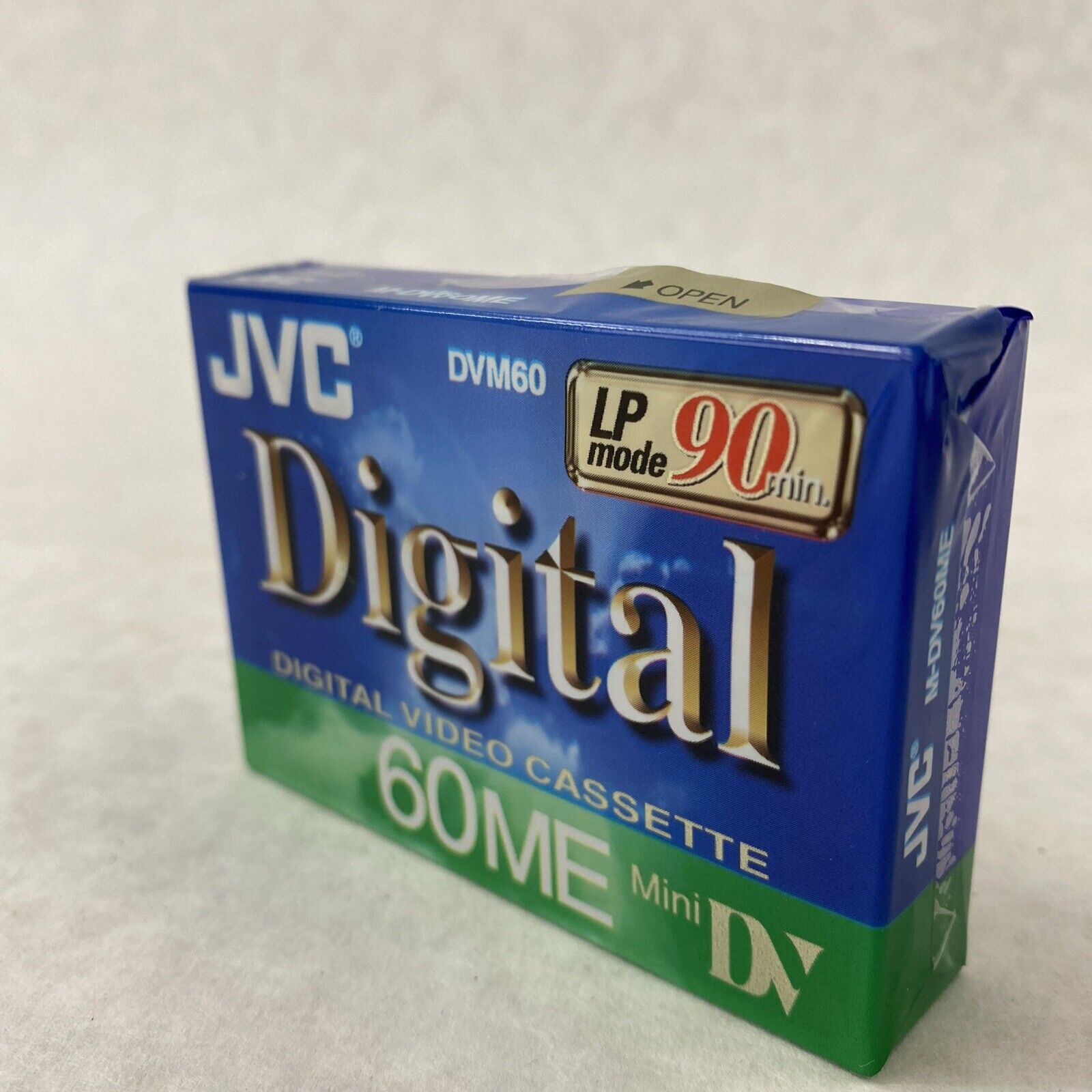 JVC DVM60 60ME Mini DV Digital Video Cassette LP Mode 90 Minutes SEALED