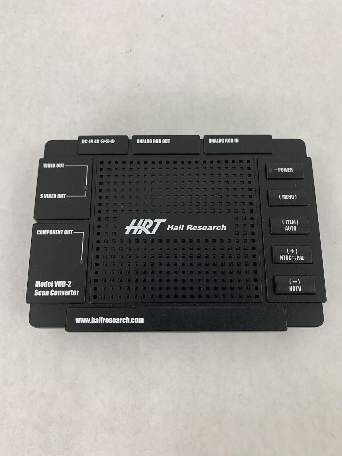 Box Opened HRT VHD-2 VGA to TV HDTV Scan Converter