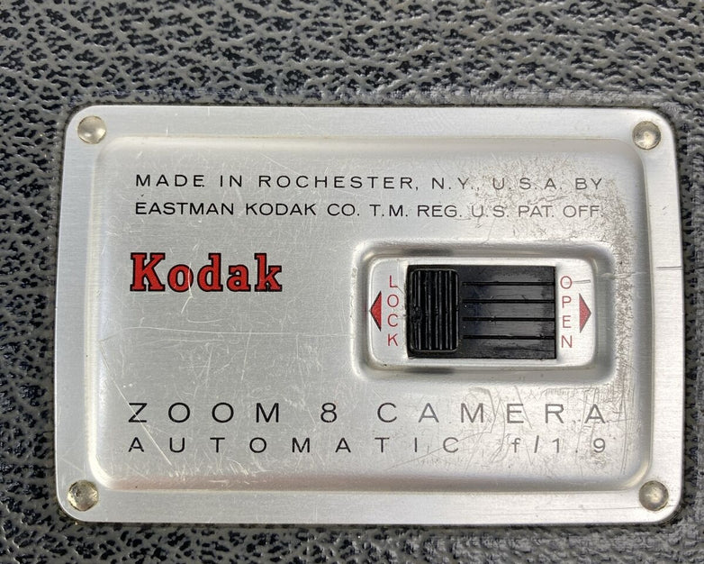Vintage Kodak Electric 8 Movie Camera Zoom Lens f:1.9 USA Made SOLD AS IS