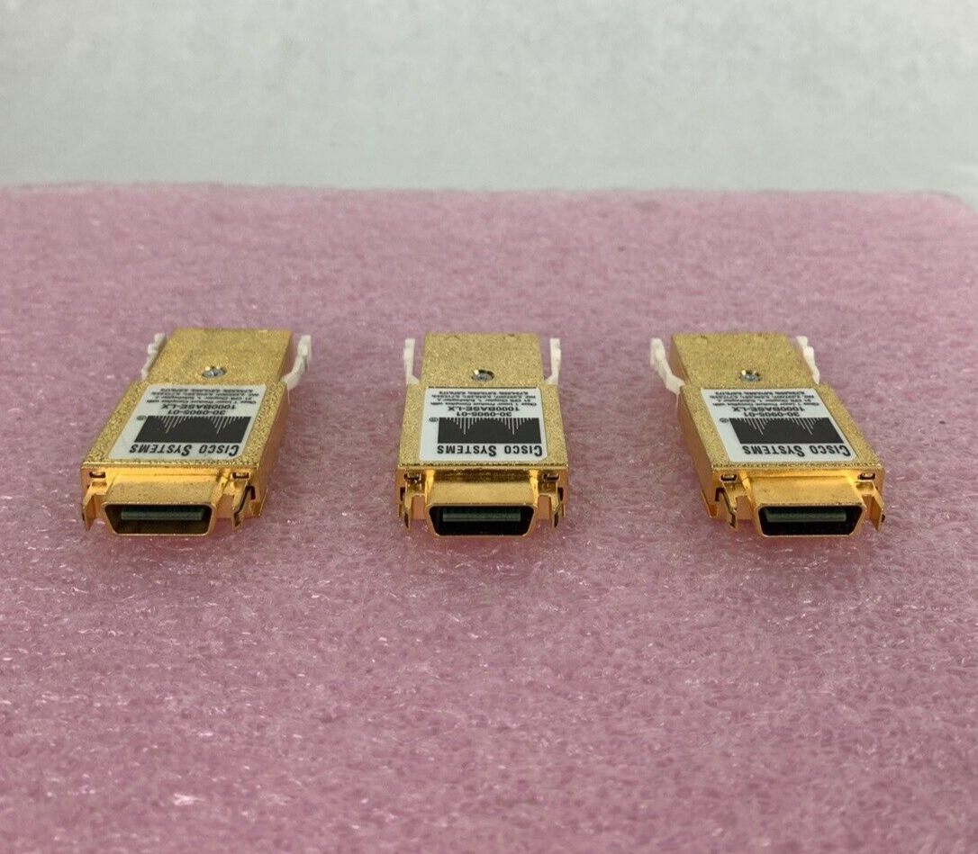 Lot 3 Cisco 30-0905-01 1000Base-LX GBIC Optical Transceiver Module