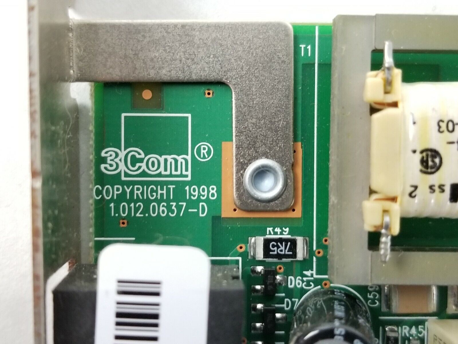 3COM PCI Fax Modem 005699-00 1998 1.012.0637-D