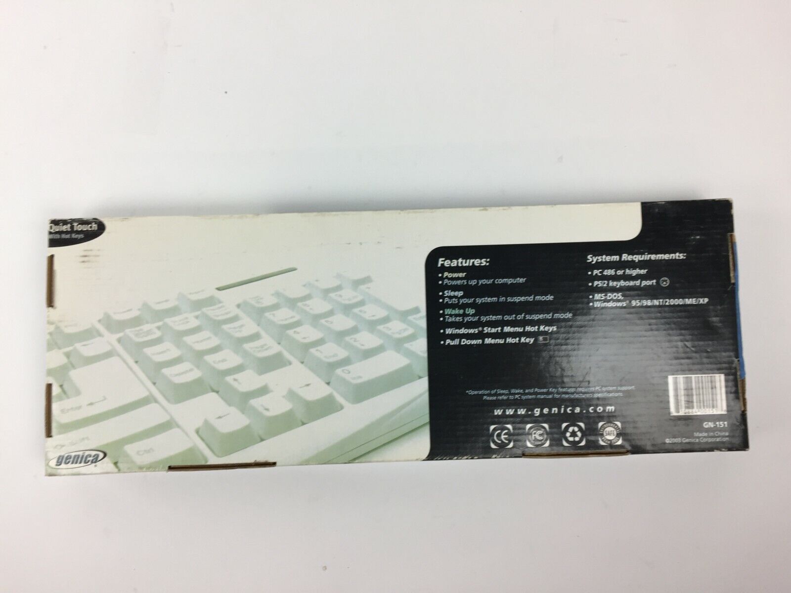 Genica GN-151 108-Key For Windows NEW