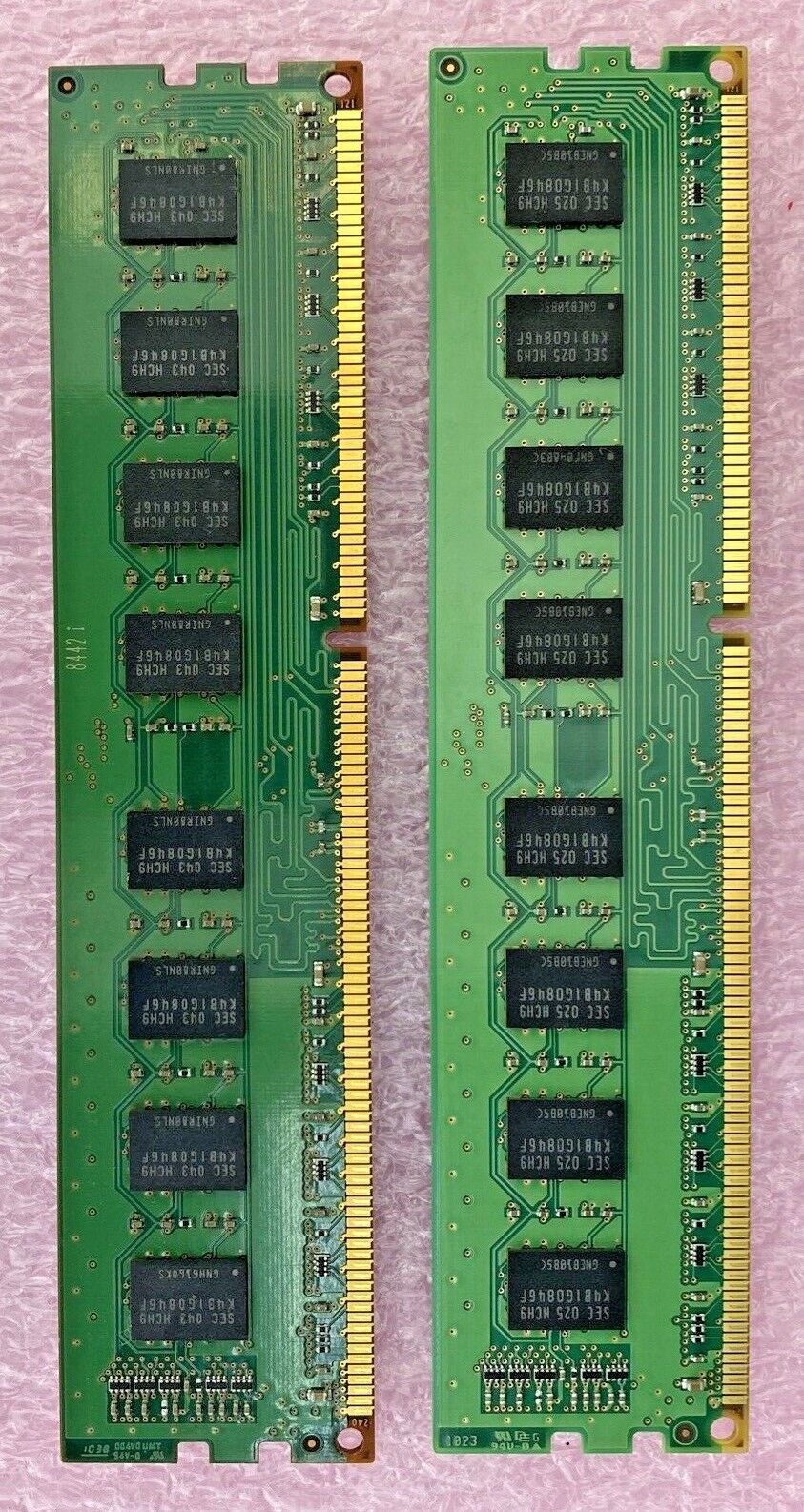 2x 2GB Samsung M378B5673FH0-CH9 PC3-10600 DDR3 1333MHz