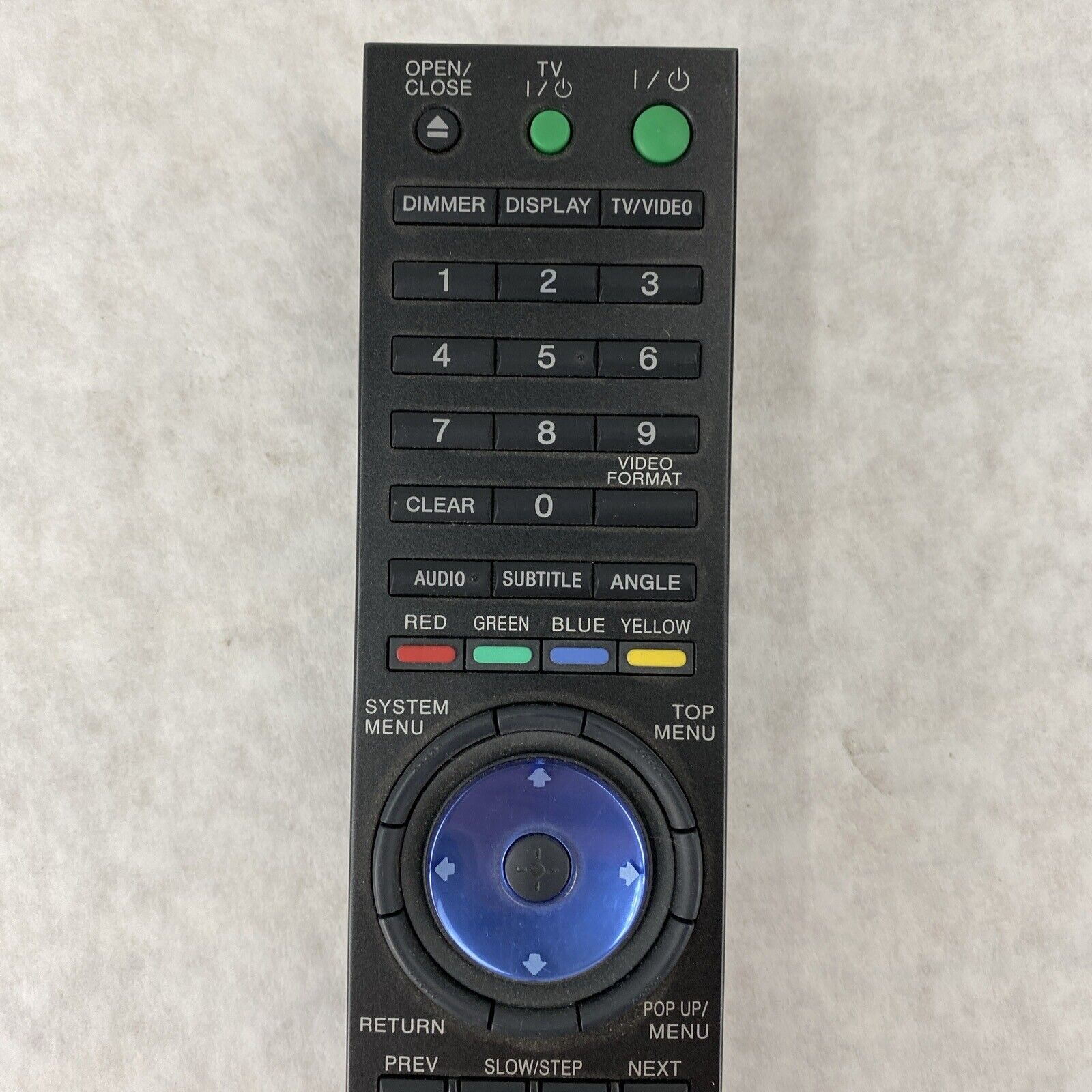 Sony RMT-B101A Genuine Remote Control for Blu-Ray Player BDPS300 BDPS301 BDPS500