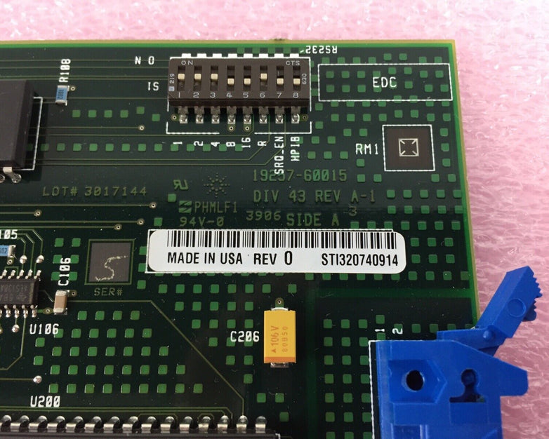 HP 5890 Gas Chromatograph 19257-60015 PCB