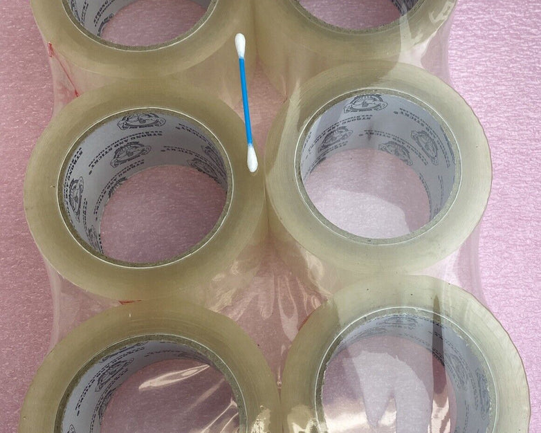 24 rolls Strong and Sticky 1.9 Mil Acrylic Clear tape 3" x 110 yd or 72mm x 100m