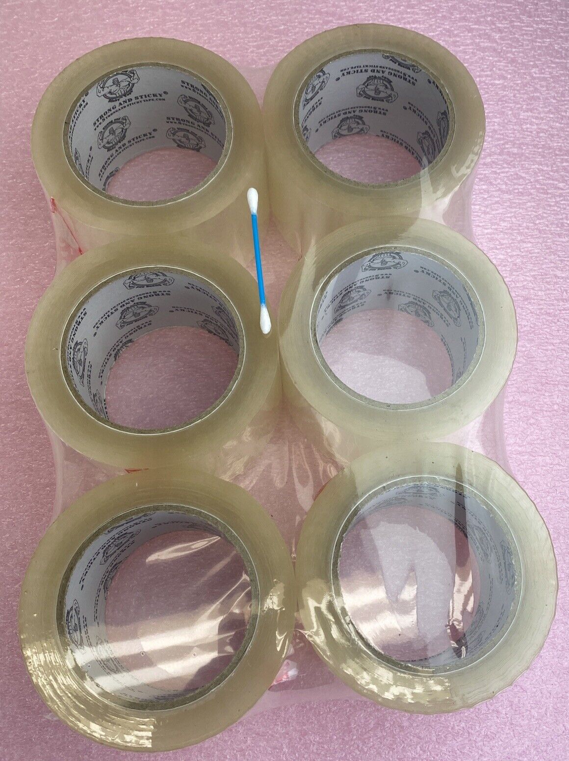 24 rolls Strong and Sticky 1.9 Mil Acrylic Clear tape 3" x 110 yd or 72mm x 100m