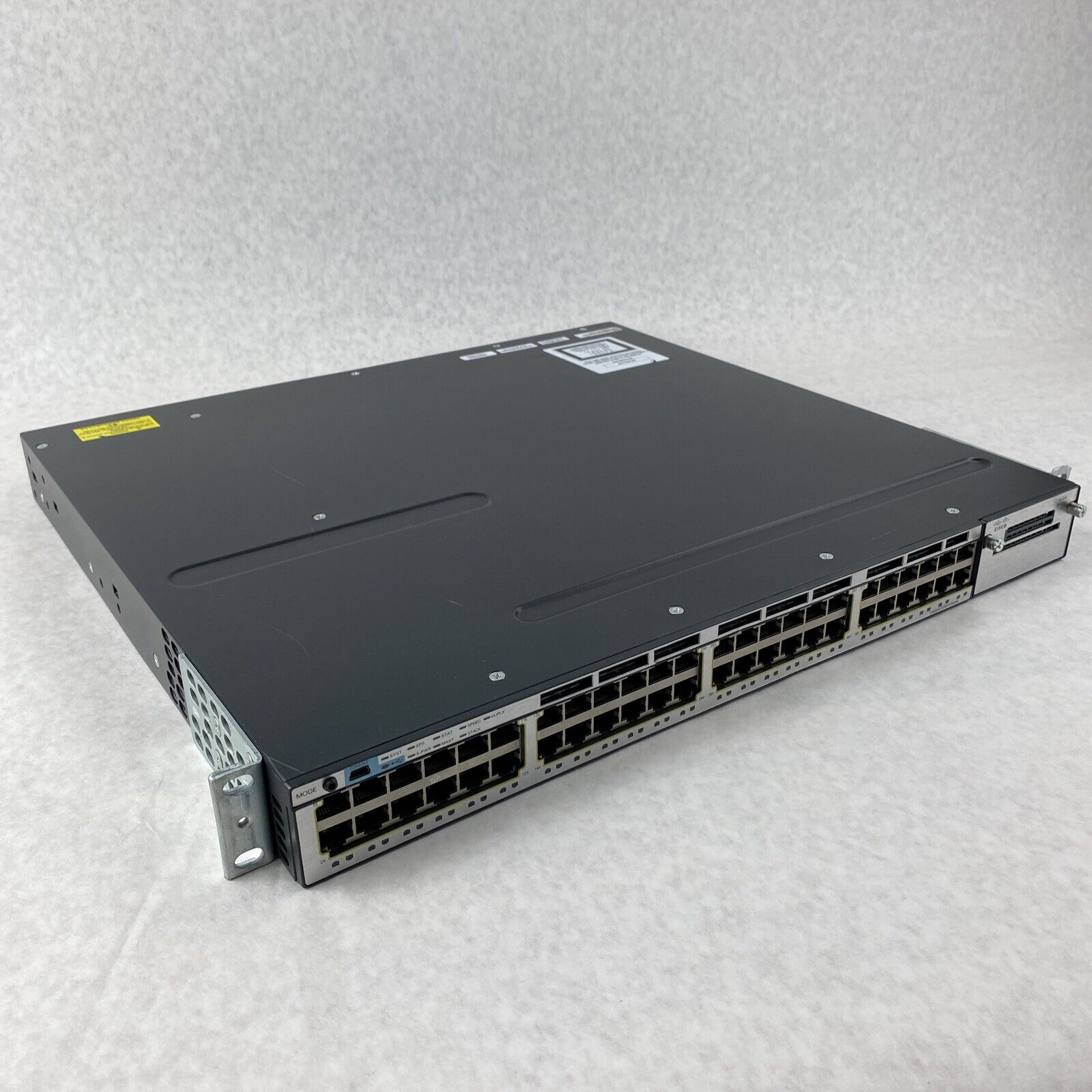 Cisco WS-C3750X-48T-S Catalyst Series 48-Port Gigabit Switch with 2 PSU