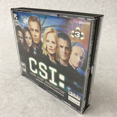 CSI Crime Scene Investigation 2003 PC Video Game by UbiSoft Rated M