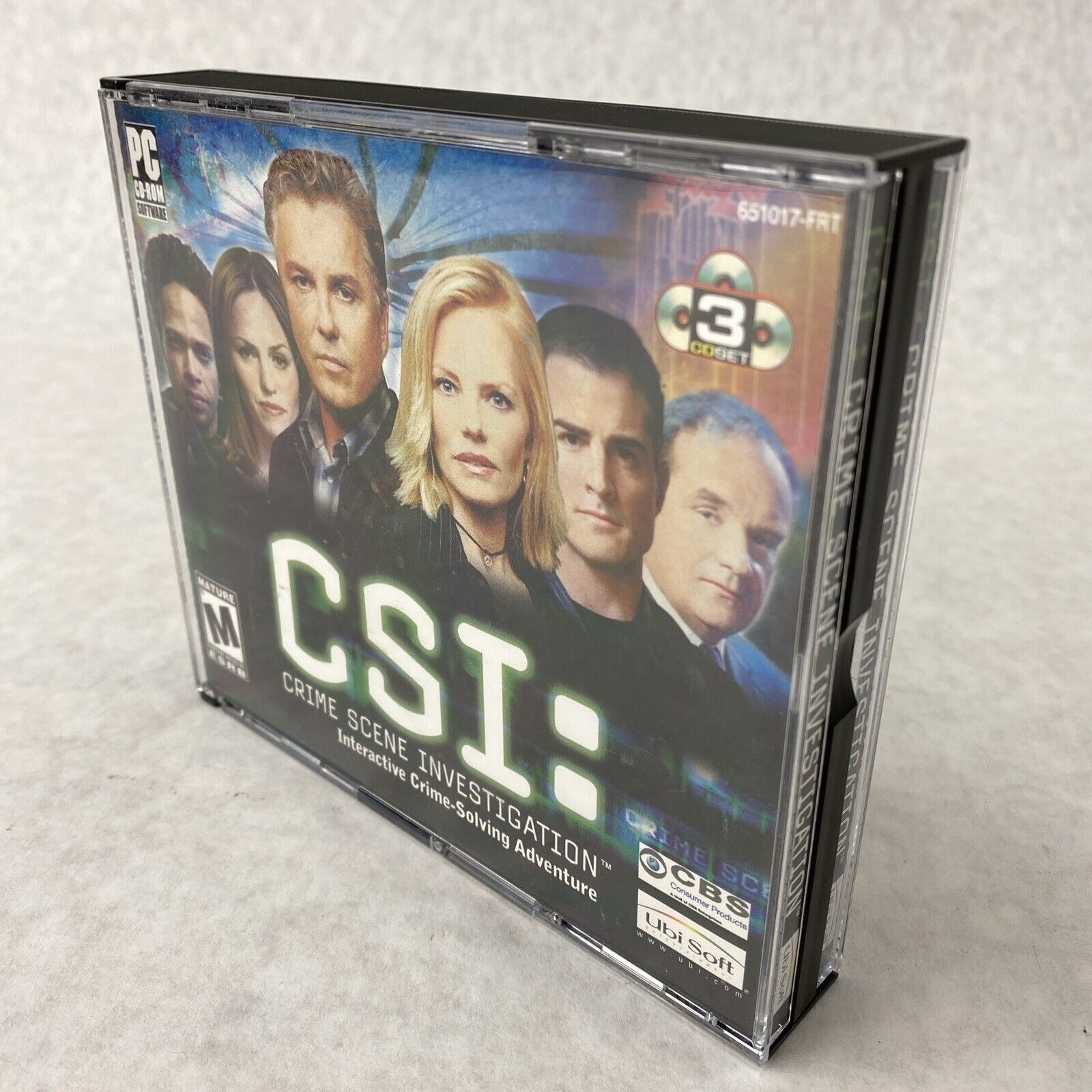 CSI Crime Scene Investigation 2003 PC Video Game by UbiSoft Rated M