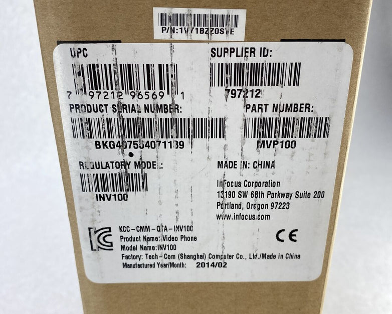 InFocus MVP100 Video Conference Phone System Model INV100