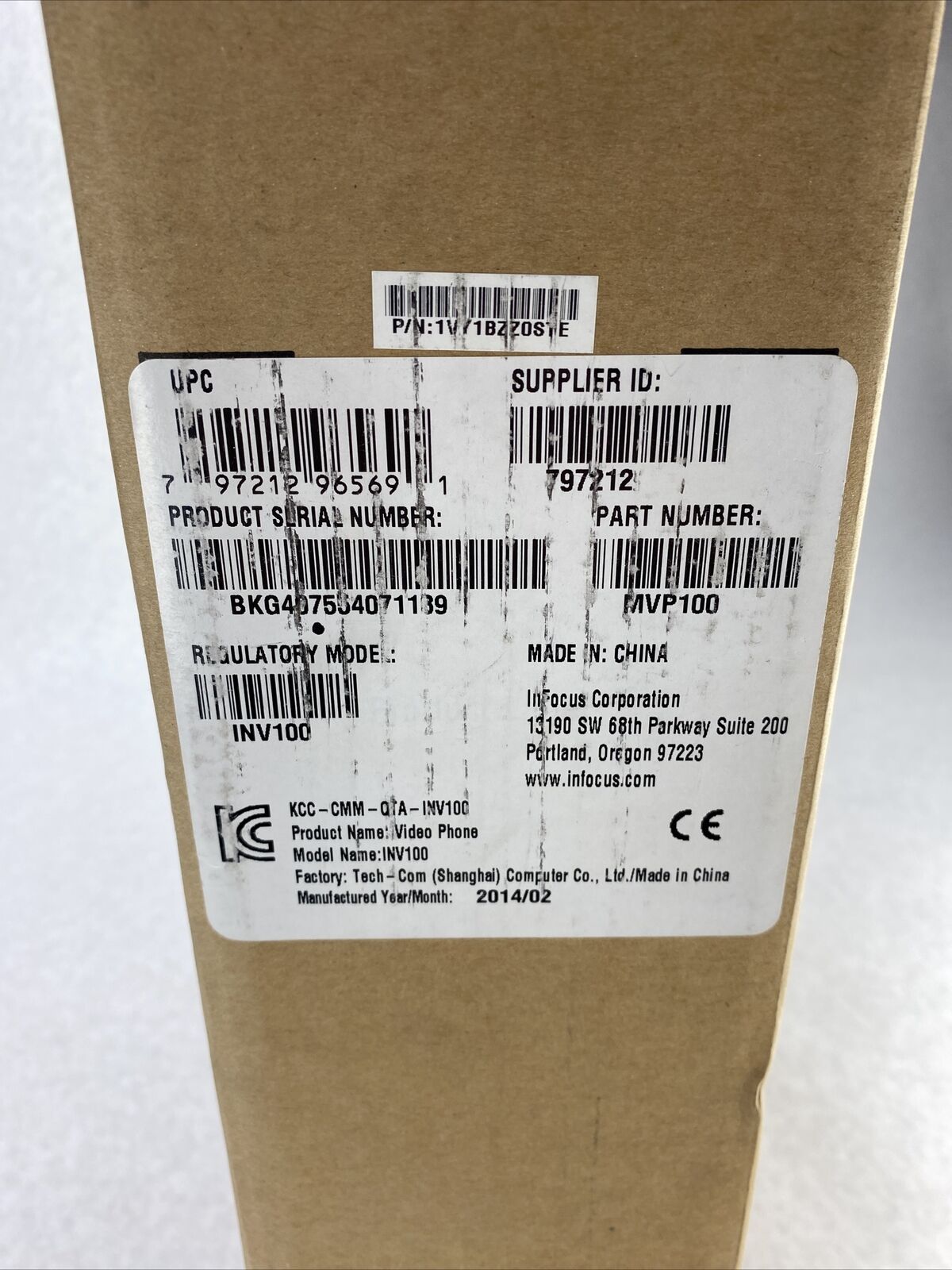 InFocus MVP100 Video Conference Phone System Model INV100