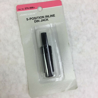 Radio Shack / Archer 274-006A 5-Position Inline DIN Jack