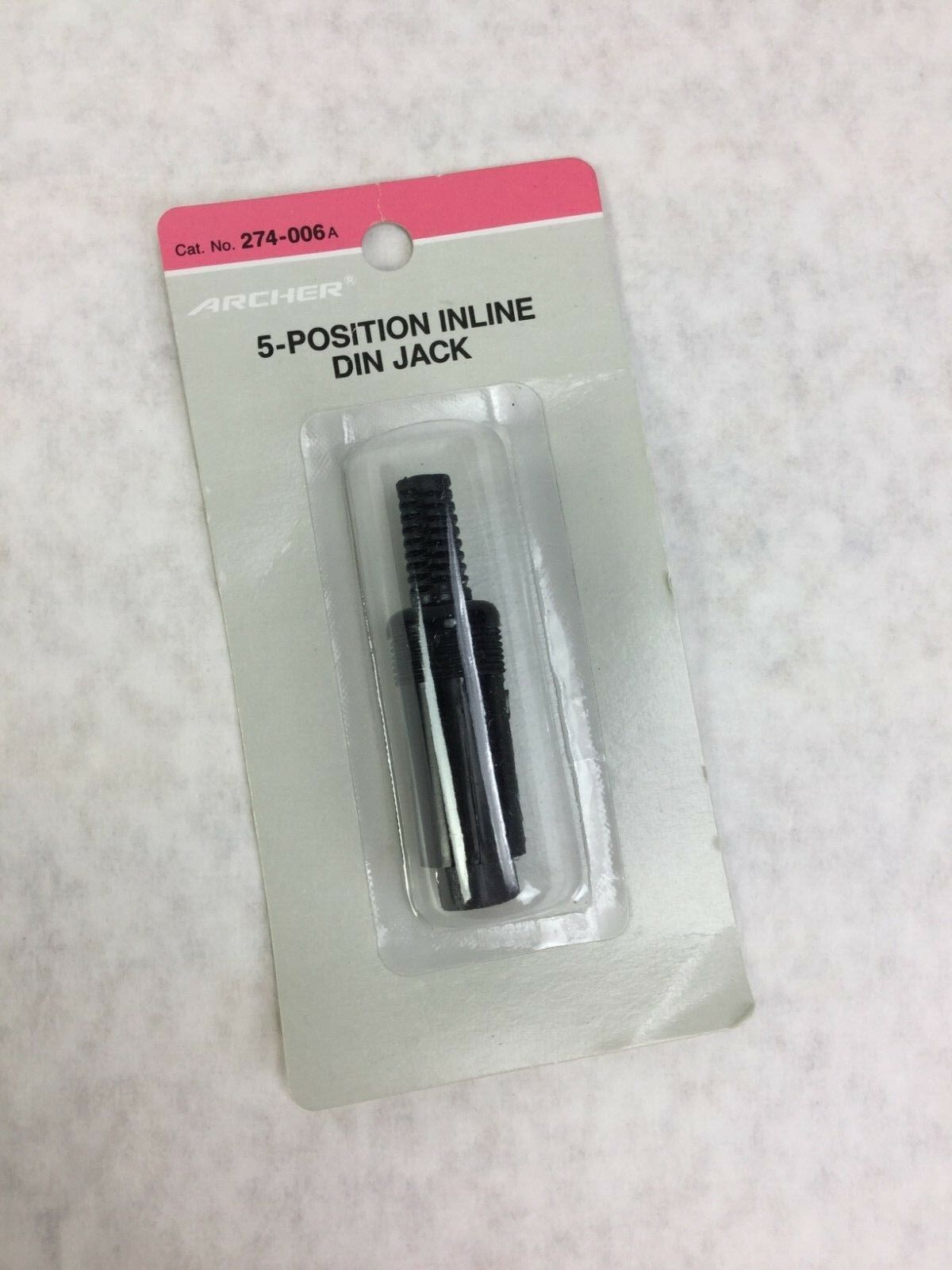 Radio Shack / Archer 274-006A 5-Position Inline DIN Jack