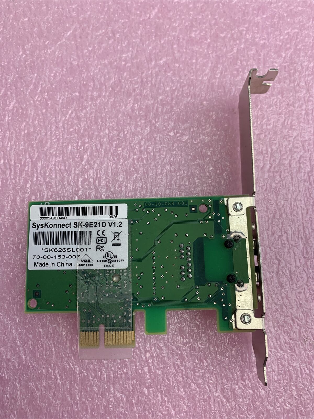 SysKonnect - SK-9E21D-10/100/1000Base-T Adapter PCI Express