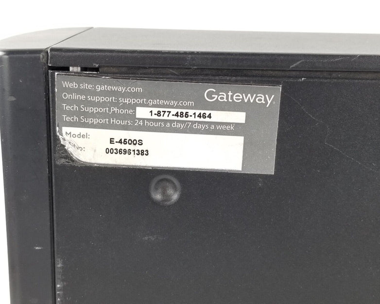 Gateway E-4500s Computer Intel Pentium 4 3GHz 1GB RAM No HDD No Optical No OS