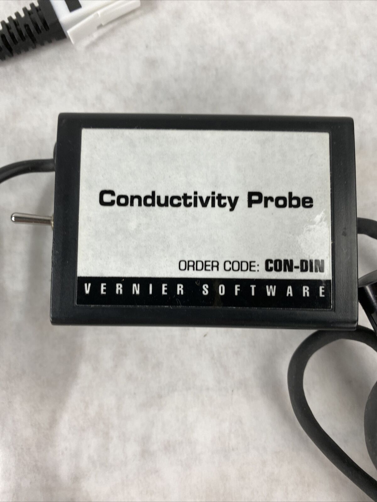 Vernier Software CON-DIN Conductivity Probe w/ DIN to 6 Pin Adapter UNTESTED