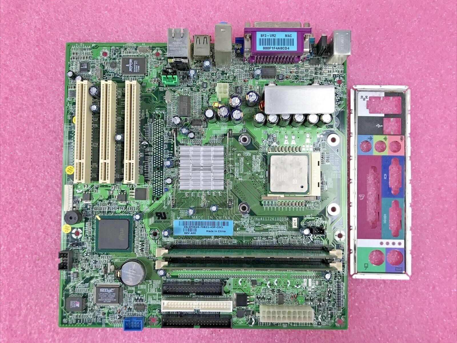 Dell 0F5949 Motherboard Celeron 2.50GHz 1GB RAM with I/O Shield