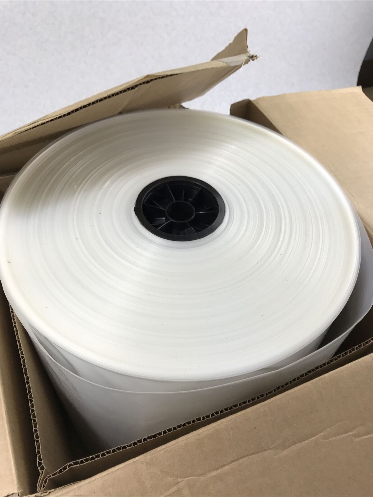 12" x 1500 Roll of 4-Mil Clear Poly Tubing