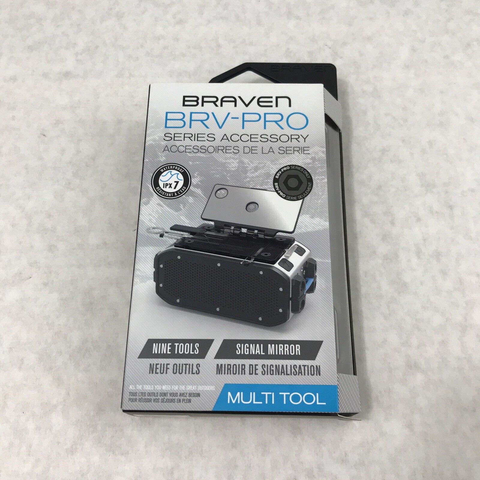 Lot of 4 Braven BRV-PRO Series Accessory Nine Tool Signal Mirror Multi Tool