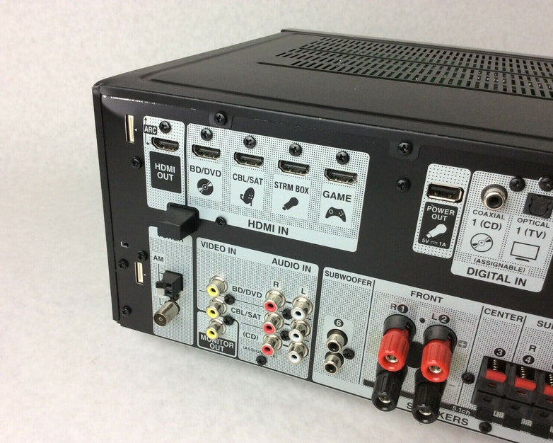 Onkyo TX-SR383 AV Surround Sound Receiver - Parts or Repair