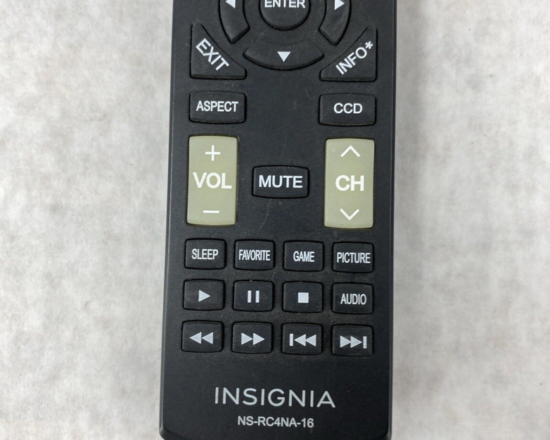 Insignia NS-RC4NA-16 Genuine OEM TV Remote Control TESTED