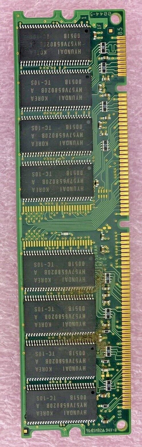 128MB Hyundai HYM7V651601 BTFG-10S BA-A PC100U-322-620 CL3 SDRAM memory