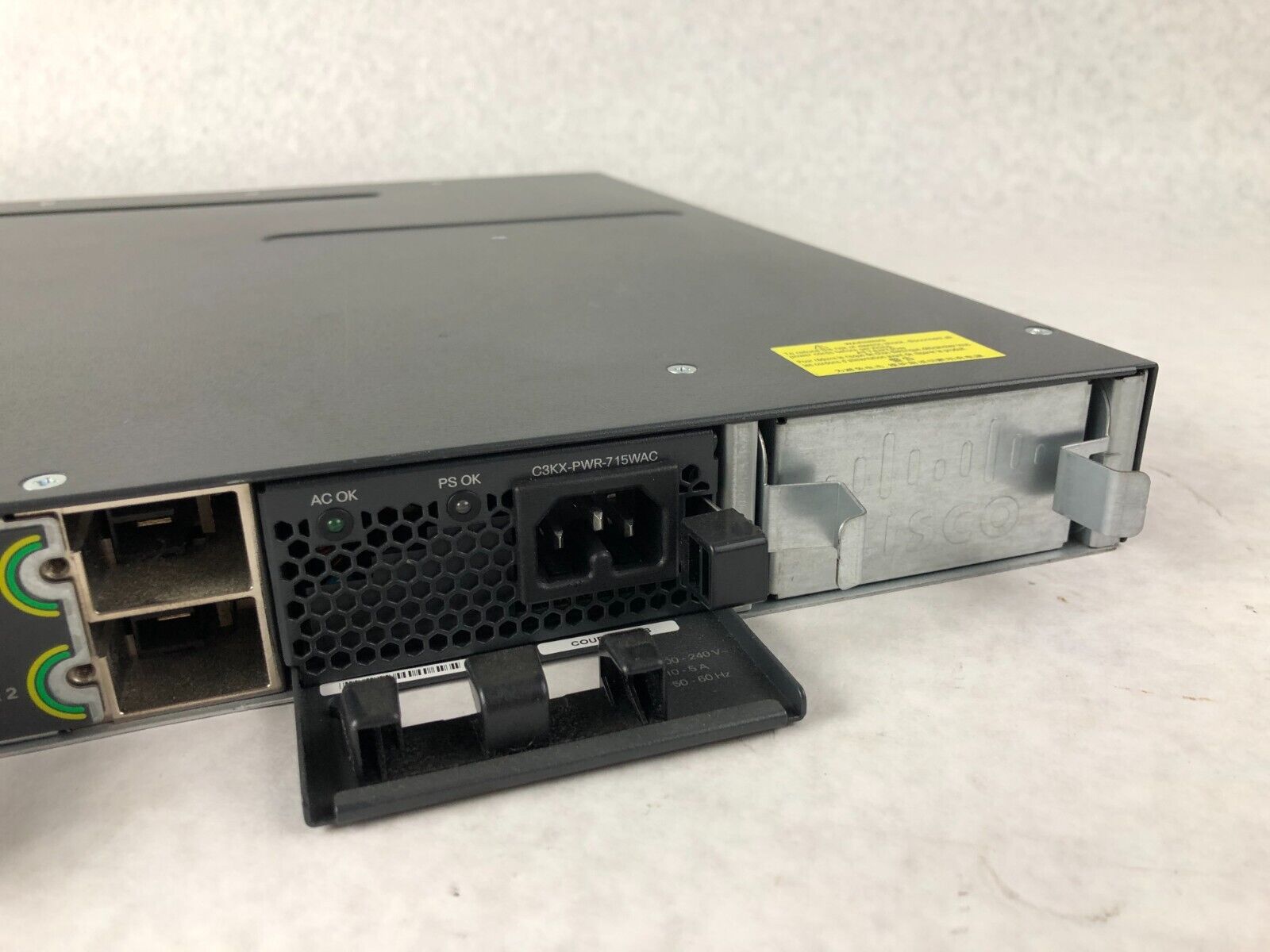 Cisco WS-C3750X-48P-S 48-Port GbE PoE Catalyst Network Switch