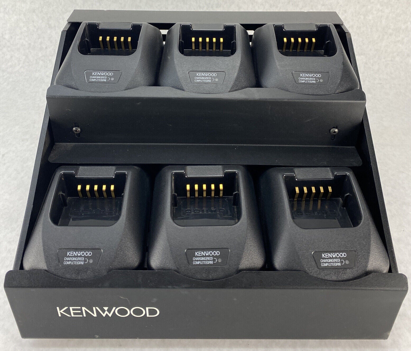 6 Kenwood KSC-25 Charging Cradles with KMB-23 Stand Multiple Charger