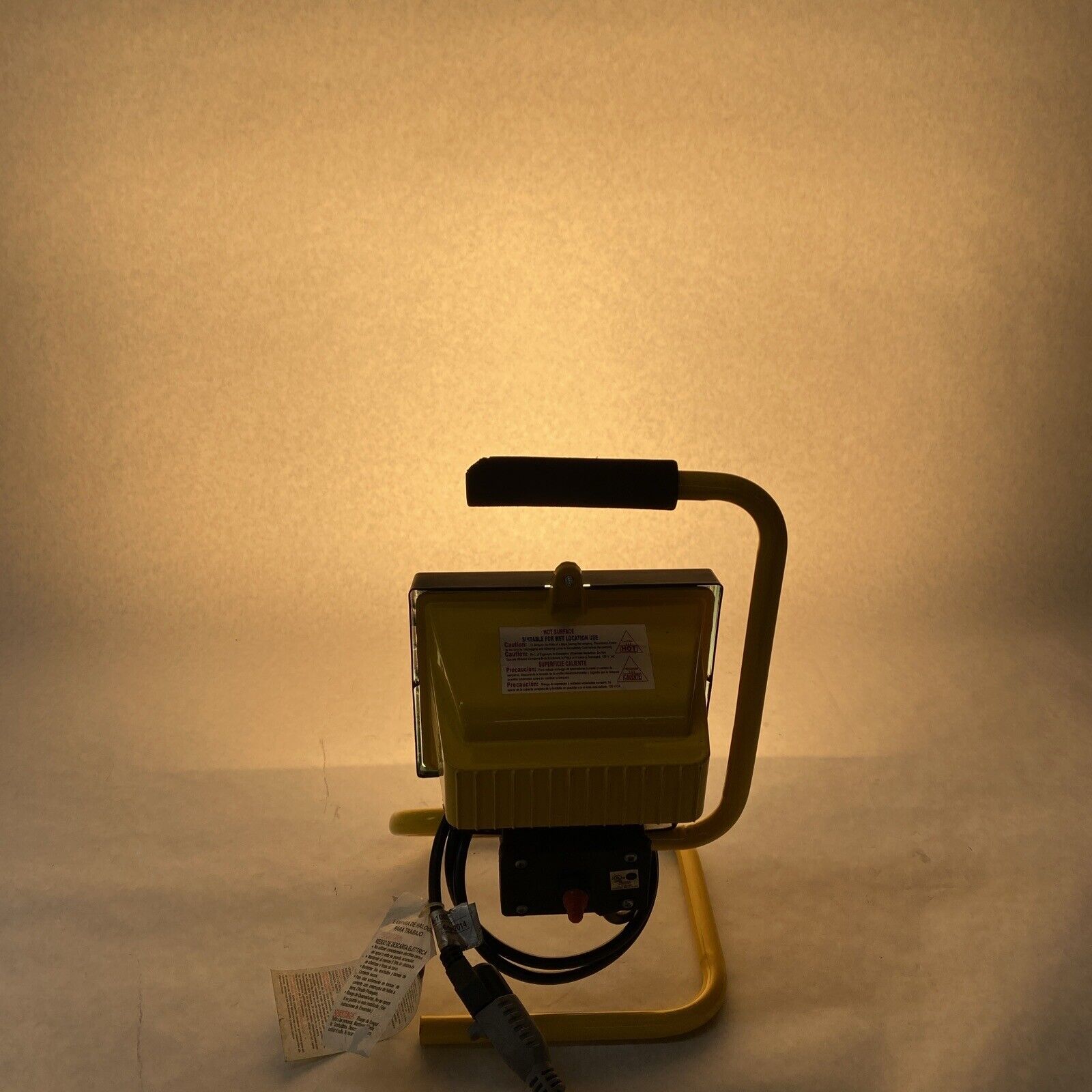Unbranded E881598 L115212K3 500W Portable Halogen Work Light Lamp WORKS
