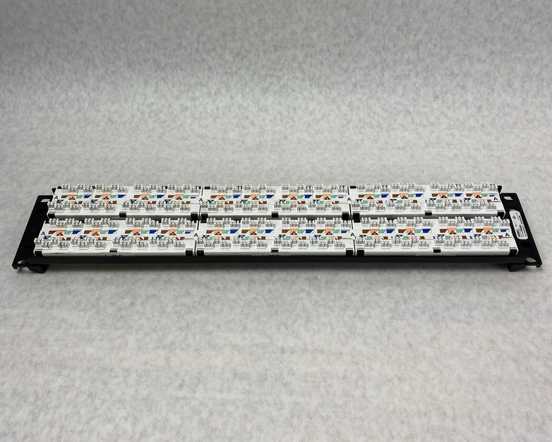 Hubbell P6E48U 2U 48-Port Nextspeed 6 Universal Patch Panel