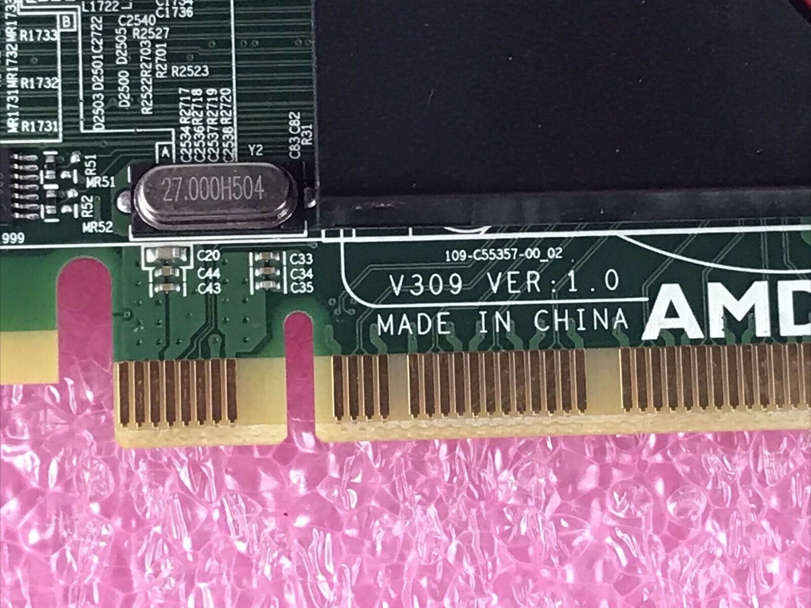 Lot of 2 AMD Radeon 07W12P HD 8490 1GB OUGA11 REV1.01 Video Card 109-C55357-00