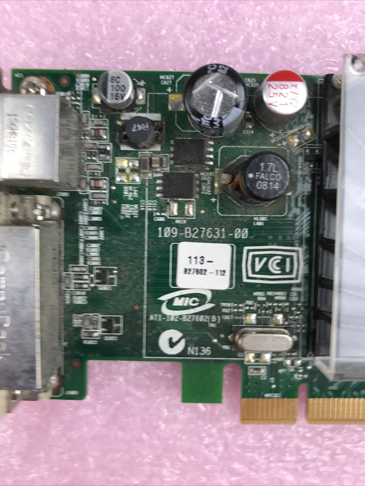 DELL 0XX355 ATI Radeon 109-B27631-00 256MB PCI-E Low Profile Video Card
