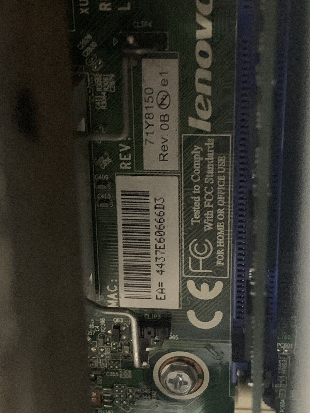 Lenovo 0809C5U DT Intel Pentium Dual-Core E5500 2.8GHz 4GB RAM No HDD No OS